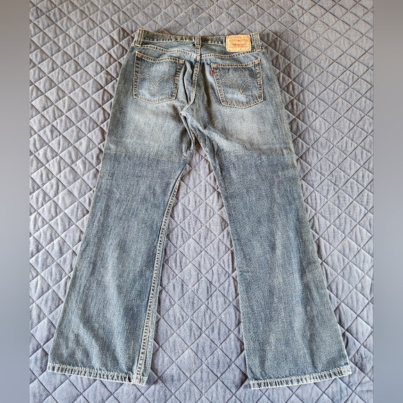 Mens Levi's 527 Bootcut Jeans Sz 32x30 - Picture 2 of 6